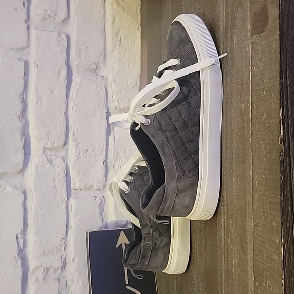 M. Gemi Shoes - M. GEMI quilted suede lace up sneakers